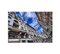 Wee Blue Coo Photo Budapest Cityscape Buildings Architecture Wall Art Print