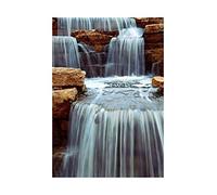 Wee Blue Coo Photo Cascade Waterfall Nature Rocks Water Wall Art Print