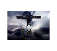 Wee Blue Coo Photo Composition Beksinski Untitled Photomontage Wall Art Print
