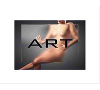 Wee Blue Coo PHOTO COMPOSTITON GLASS PLATE UNDRESSED WOMAN PANE FRAMED ART PRINT B12X8494