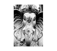 Wee Blue Coo Photo Cultural Icon Hindu God Ganesh Elephant Wall Art Print