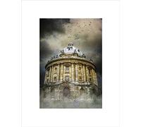 Wee Blue Coo PHOTO LANDMARK COMPOSITION RADCLIFFE CAMERA OXFORD FRAMED ART PRINT B12X13106