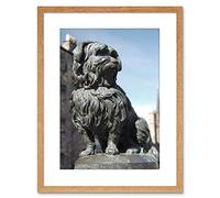 Wee Blue Coo PHOTO LANDMARK EDINBURGH SCOTLAND GREYFRIARS BOBBY FRAMED PRINT F97X5286