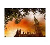 Wee Blue Coo Photo Landmark St Stephen Tower Big Ben London Wall Art Print