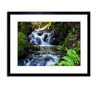 Wee Blue Coo PHOTO LANDSCAPE WATERFALL STREAM CASCADE SCENIC BEAUTIFUL FRAMED PRINT F97X5313