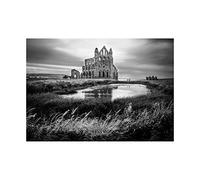 Wee Blue Coo Photo Landscape Whitby Abbey England Wall Art Print