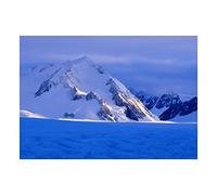 Wee Blue Coo Photo Mid Hubbard Glacier Kluane National Park Picture Wall Art Print