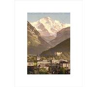 Wee Blue Coo Photo Mountain Swiss Alps Interlaken Hotels Wall Art Print