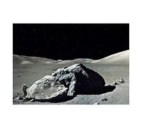 Wee Blue Coo Photo Rock Moon Landing Apollo 17 Space Astronaut Wall Art Print