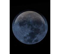 Wee Blue Coo Photography Moon Space Science Supermoon Art Print Poster Wall Decor 12X16 Inch