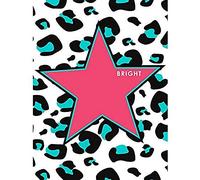 Wee Blue Coo Pink Teal Leopard Reverse Bright Unframed Art Print Poster Wall Decor 12x16 inch