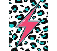 Wee Blue Coo Pink Teal Leopard Reverse Strong Large Art Print Poster Wall Decor