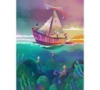 Wee Blue Coo Pirates Mermaids Unframed Wall Art Print Poster Home Decor Premium