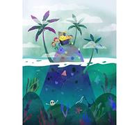 Wee Blue Coo Pirates Treasure Large Canvas Wall Art Print