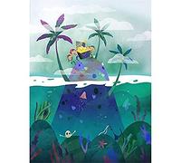 Wee Blue Coo Pirates Treasure Wall Art Print