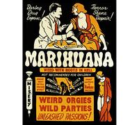 Wee Blue Coo Political Drug Abuse Marijuana Weed Weird Cool Large Art Print Poster Wall Decor 18x24 inch