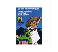 Wee Blue Coo POLITICAL NICARAGUA AGRARIAN REFORM INRA SANDINISTA FRAMED ART PRINT B12X4542
