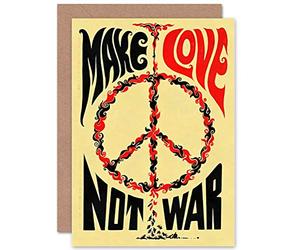 Wee Blue Coo Political Peace War Love Cnd Nuclear Charity USA Sealed Greeting Card Plus Envelope Blank inside