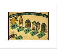 Wee Blue Coo POLITICAL PLEBISCITE SILESIA POLAND GERMANY POST WAR WWI FRAMED PRINT B12X11147