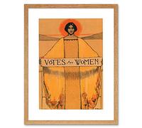 Wee Blue Coo Political Suffrage Women Votes Ad Picture Framed Wall Art Print