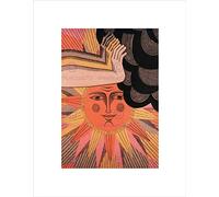 Wee Blue Coo POLITICAL USSR SOVIET COMMUNISM SUN CLOUD WORLD PEACE FRAMED ART PRINT B12X4587