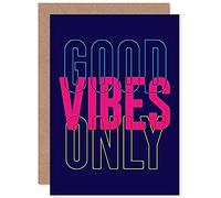 Wee Blue Coo Positivity Yes You Can Typography Greetings Card