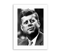 Wee Blue Coo President John Kennedy JFK Canvas Art Print