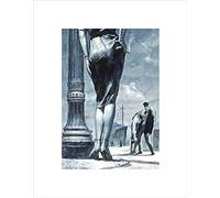 Wee Blue Coo Pulp Fiction Cover Sailor Illustration Story Wall Art Print