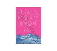 Wee Blue Coo Quote Love Wedding Greatest Adventure Wall Art Print