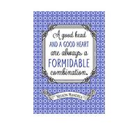 Wee Blue Coo Quote Nelson Mandela Good Head Heart Formidable Wall Art Print