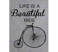 Wee Blue Coo QUOTE TYPE TEXT GRAPHIC PENNY FARTHING BEAUTIFUL 12x16 " ART PRINT POSTER HP181