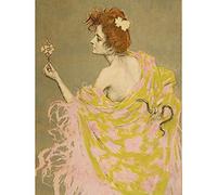 Wee Blue Coo Ramon Casas Original Design Sifilis Art Print Poster Wall Decor 12X16 Inch