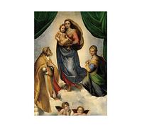 Wee Blue Coo Raphael Sistine Madonna Old Master Painting Picture Wall Art Print