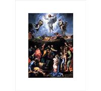 Wee Blue Coo RAPHAEL TRANSFIGURATION OLD MASTER BLACK FRAMED ART PRINT PICTURE B12X1828