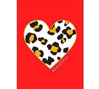 Wee Blue Coo Red Leopard Beautiful Wall Art Print