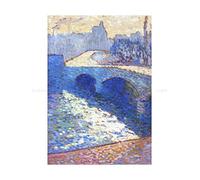 Wee Blue Coo Robert Antoine Pinchon 1905 Seine Rouen Crã‰puscule River Wall Art Print