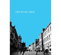 Wee Blue Coo Royal Mile Edinburgh Scotland Famous Street Sky Blue Canvas Art Print