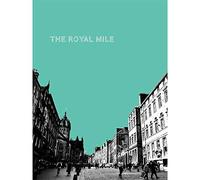 Wee Blue Coo Royal Mile Edinburgh Scotland Famous Street Teal Art Print Poster Wall Decor 12X16 Inch