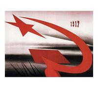 Wee Blue Coo Russian Revolution Communism Art Print Poster Wall Decor 12X16 Inch