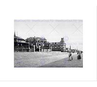 Wee Blue Coo Scheveningen Holland Vintage History Old BW Wall Art Print