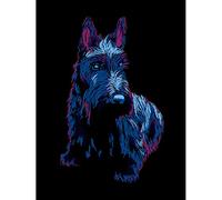 Wee Blue Coo SCOTTY DOG ANIMAL SCOTTISH PICTURE ART PRINT POSTER MP5760A