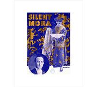 Wee Blue Coo SILENT MORA THE MAGICIAN FILES VINTAGE ADVERT BLACK FRAMED ART PRINT B12X2541