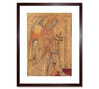 Wee Blue Coo Simone Martini Italian Angel Annunciation Framed Wall Art Print