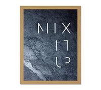 Wee Blue Coo Slate Kitchen Mix It Up Large Framed Art Print Wall Poster 18x24 inch