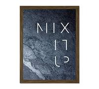 Wee Blue Coo Slate Kitchen Mix It Up Large Framed Art Print Wall Poster 18x24 inch