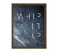 Wee Blue Coo Slate Kitchen Whip It Up Large Framed Art Print Wall Poster 18x24 inch