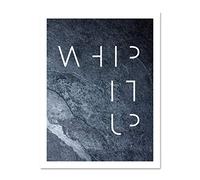 Wee Blue Coo Slate Kitchen Whip It Up Large Framed Art Print Wall Poster 18x24 inch