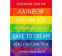 Wee Blue Coo Somewhere Over Rainbow Frank Baum Unframed Art Print Poster Wall Decor 12X16 Inch