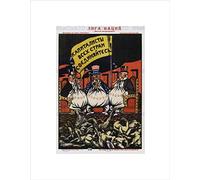 Wee Blue Coo Soviet Union Anti Capitalist Capitalism Communism Ad Wall Art Print
