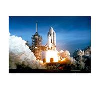 Wee Blue Coo Space 1981 Shuttle Launch Columbia NASA Picture Wall Art Print